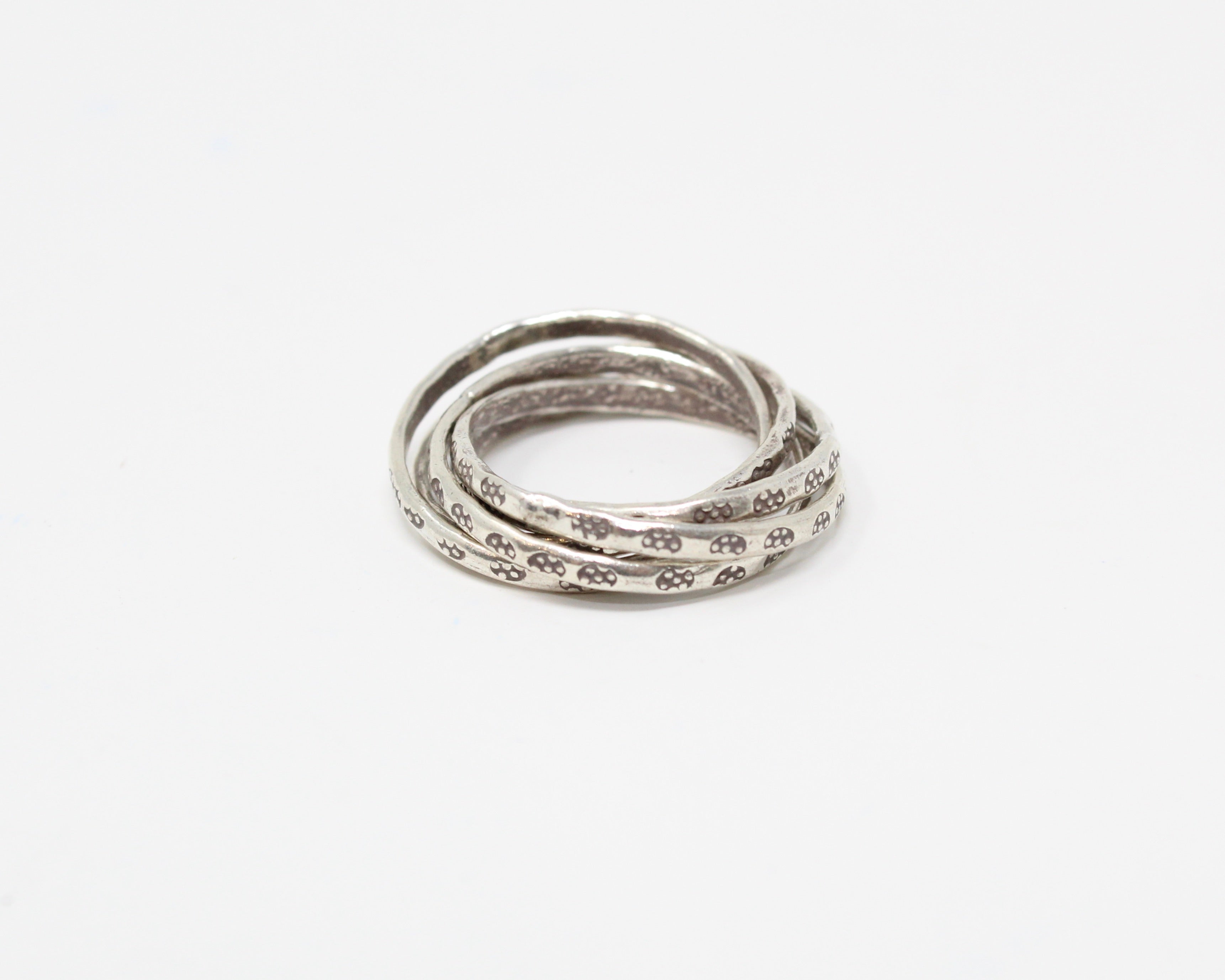 KHLONG, bague argent.