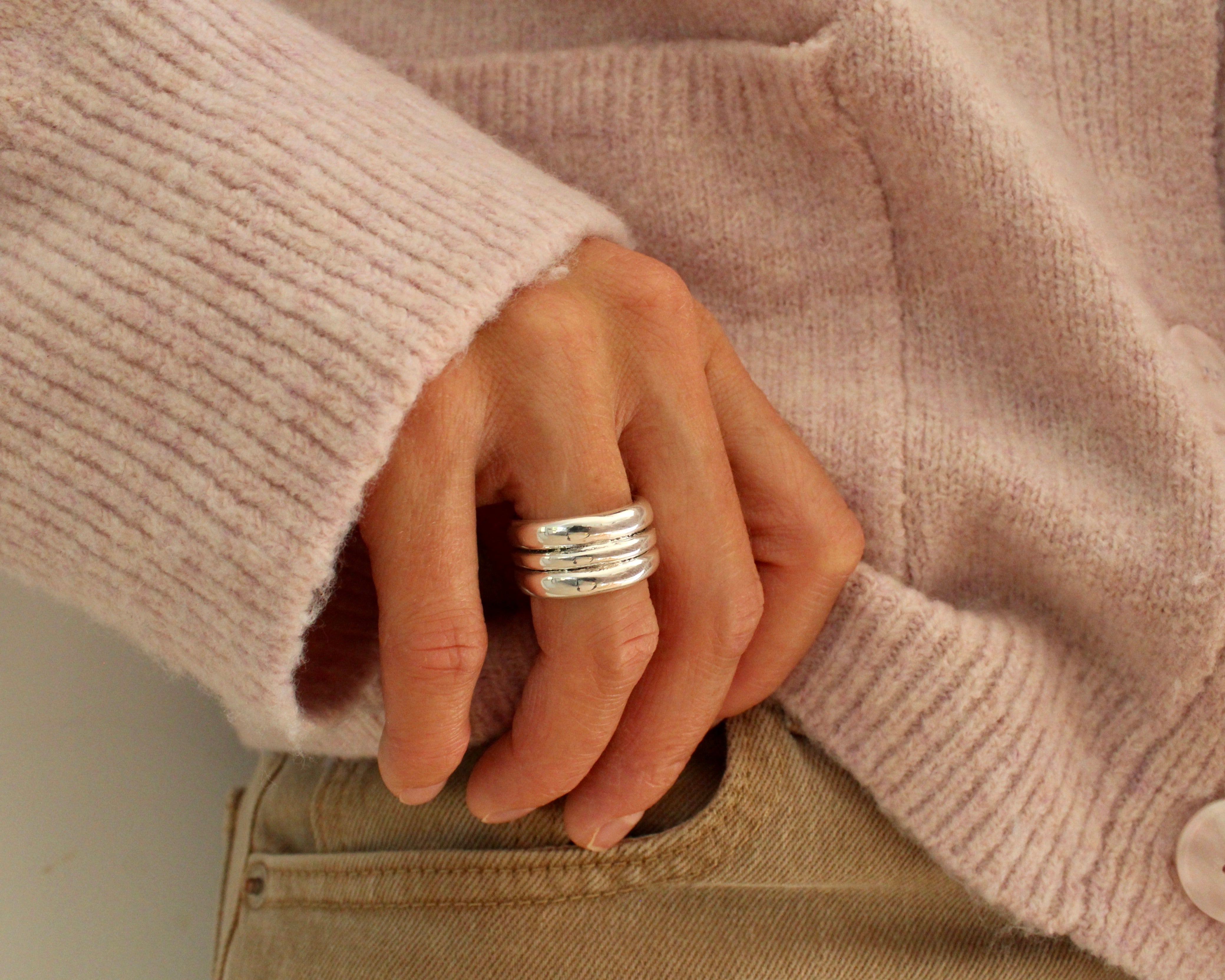 JOSIE, bague argent sterling.