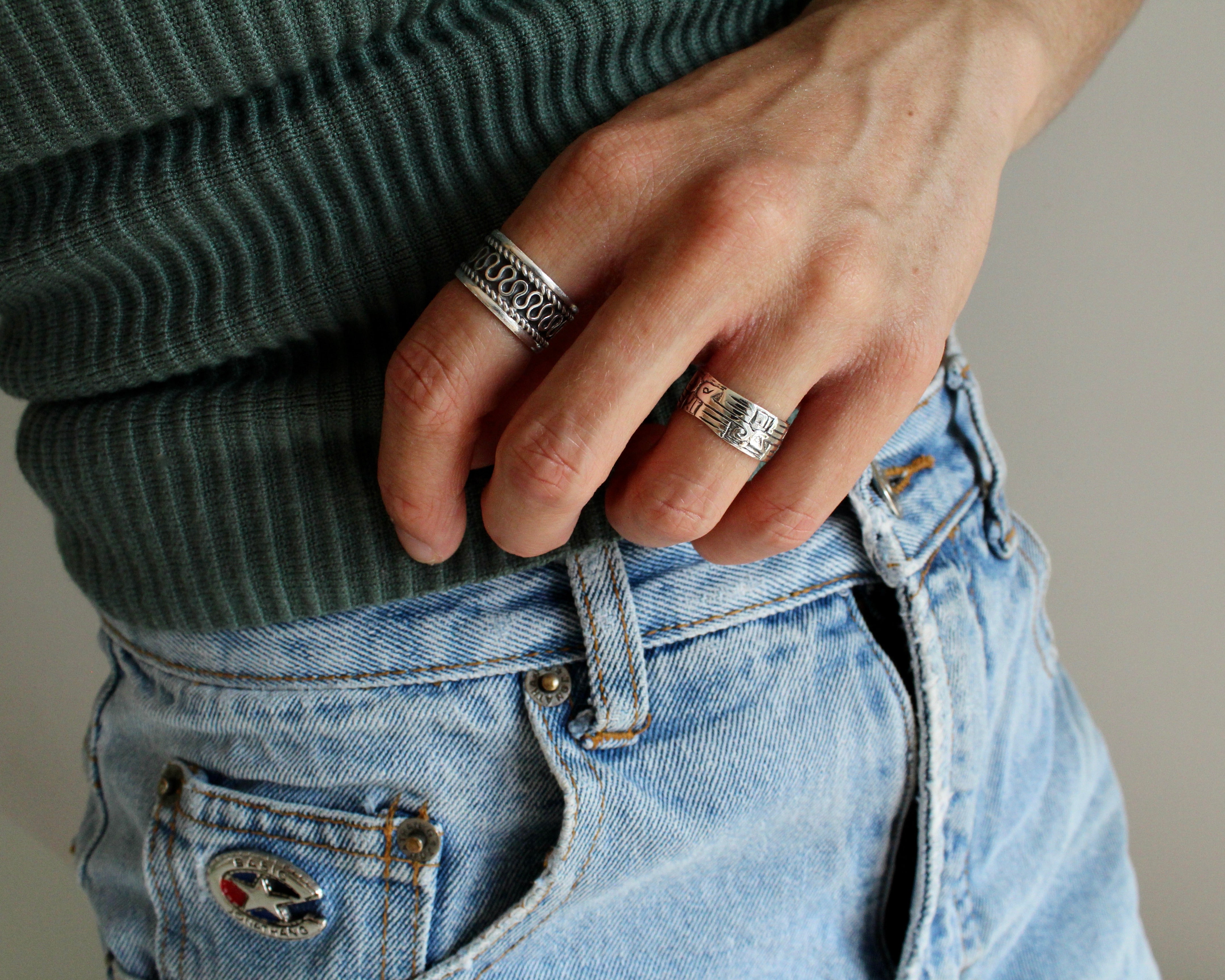 TANAO - Bague argent sterling.